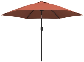 vidaXL Sonnenschirm mit Metall-Mast 300 cm Terrakotta 313753