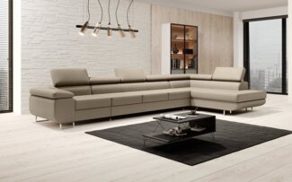 Luxusbetten24 Schlafsofa Designer Sofa Maxi, mit Schlaf- und Klappfunktion