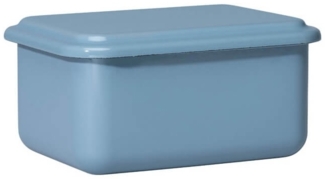 Riess Vorratsbehälter Emaille Serve + Store Auswahl : Heidelbeerblau 15x11x7cm