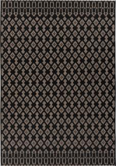 Outdoorteppich Moroccan 200 Schwarz 80 x 150 cm