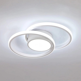 Goeco LED Deckenleuchte LED Energiesparlampe, runde Lampe, 40*28,5cm 42W 6500K, Integrierte LED-Beleuchtung, Kaltweiß