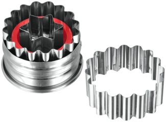 METALTEX 252379000 Linzer-Ausstecher STERN / Ausstechform / Plätzchenform