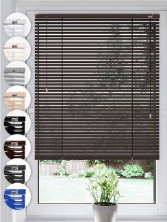 Sonello Jalousie Klemmfix ohne mit Bohren 30x100 cm Anthrazit Aluminium Jalousette, Klemmfix, Inkl. Halterung für Decken- u. Wandmontage Alu Jalousie Fenster u. Tür, Blickdicht freihängend
