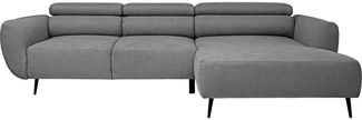 WERK2 Ecksofa Alisson, mit elektrischer Sitztiefenverstellung, L-Form, Breite 277 cm, Alisson – flexibler Komfort mit modernem Design und smarten Details.