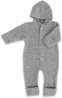 Engel Baby-Overall mit Kapuze, Holzknöpfen und Umschlag TOP