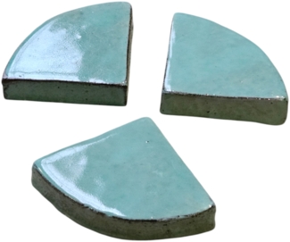 Staunässe ade! 20x Keramik Füße für Blumentopf | Celadon Grün| Hochwertig