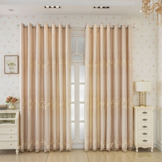 BYSURE Gardine (1 St), Doppelte, durchsichtige, verdeckte Vorhänge