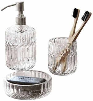Mirabeau Badorganizer Bad-Set Denney klar/silber (kein Set, kein Set)