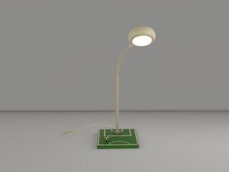 Kinder Schreibtischlampe FUSSBALLFELD mit Flexarm, Höhe 37cm