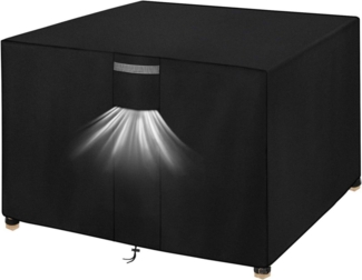 Abdeckung Gartenmöbel Winterfest Wasserdicht 420D Oxford 125x125x74cm