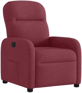 vidaXL Relaxsessel Weinrot Stoff 4015525