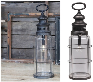 Chic Antique - Laterne Windlicht Lampe LED Stalllaterne H 42cm 25047025