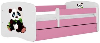 Raumhirsch Furniture Kinderbett 70x140, 80x160, 80x180 cm - Komplettset mit Matratze & Schublade (Bett für Mädchen, Einzelbett für Kinder von 2-12 Jahren, Rausfallschutz und Lattenrost), verschiedene Farben & Designs