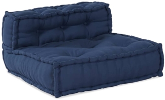 vidaXL Modularer Pouf Indigo 70 x 70 x 54 cm, Stoff 4019042