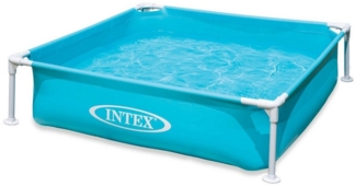 Intex Pool Intex Mini Frame Pool 122 x 122 x 30 cm Blau Wasserkapazität 337 L
