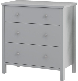 loft24 Kommode Tango, Schubladenkommode, MDF, 3 Schubladen, Made in Denmark, 80 cm