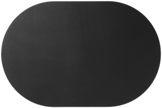 ASA Selection Tischset Oval, Black Leather Optic