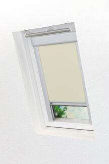 Lysel - Qualitätsdachfensterrollo abdunkelnd elfenbein Rollo geeignet für Velux Dachfenster U 04, 7, 804, U34, UK34, 834, UK35, (B x H) 117.30cm x 74cm in beige/elfenbein