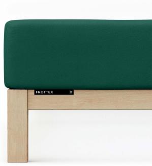 Schlafgut Frottee Spannbetttuch Frottex|120x200 - 130x200 cm| green-deep