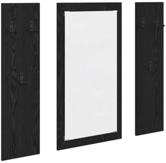 vidaXL Wandmontierter nachttisch Schwarz Eichen-Optik 96 x 1,5 x 90 cm 874532