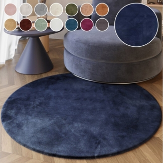 Esprit Hochflor-Teppich Alice ESP-4377 Kunstfell, rund, Höhe: 25 mm, Kaninchenfell-Haptik, besonders weich und dicht, für alle Räume