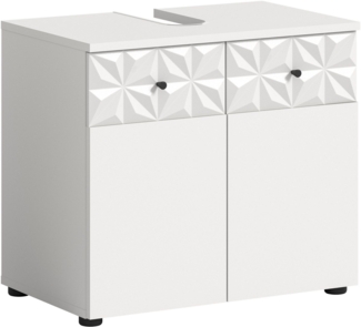 INOSIGN Waschbeckenunterschrank VICENZA, TOPSELLER!, Breite 60cm, mit Ornamentabsetzung WBU, Unterschrank, Badschrank, Badunterschrank, Waschbeckenschrank