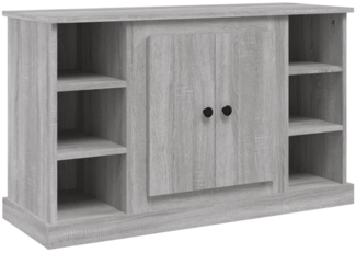 vidaXL Sideboard Grau Sonoma 100x35,5x60 cm Holzwerkstoff 816446