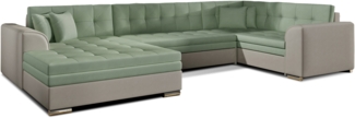 Eltap Damario Ecksofa (Soro 34, Soro 83) Seite links, Grün, 189 x 78 x 338 cm