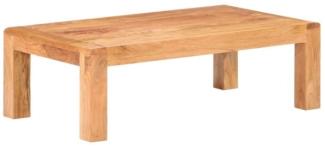 vidaXL Couchtisch 110x60x35 cm Massivholz mit Honigfarbenem Finish 289630