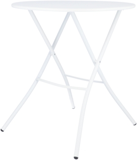 Outdoor Klapptisch Fiam Sirio, rund weiß