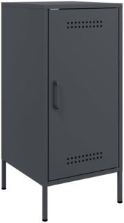 vidaXL Sideboard Anthrazit 36x39x79 cm Stahl 843016