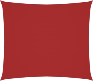 vidaXL Sonnensegel Oxford-Gewebe Rechteckig 2x2,5 m Rot 135639