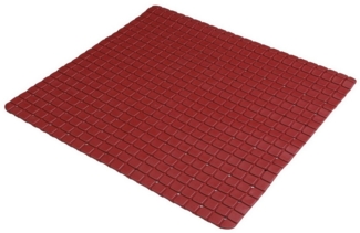 Urban Living Duschmatte Antirutsch-Badmatte Badvorleger Dusch- Bad-Matte, rutschhemmend, mit Saugnäpfen, Wasserablauflöcher, strapazierfähig, leicht zu reinigen, Gummi, rechteckig, 69 x 39 cm Badewanneneinlage Badezimmermatte