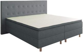 Best For You Boxspringbett Neo First Class Bett Polsterbett Grau Viele Größen 160x200