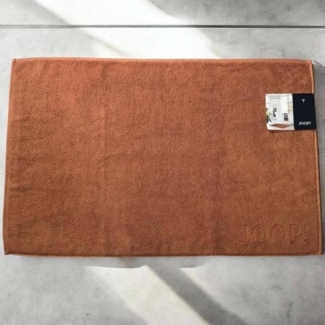 JOOP! Badematte Selection Uni Terrakotta, 100% Baumwolle, Rechteckig