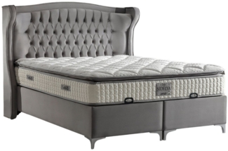 Villa Möbel Boxspringbett Sidelya (Bett Set), XXL-Bettkasten mit Gasdruckfedern  mühelos & geräumig