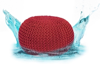 ELYFLAIR Pouf ELYFLAIR® Premium Sitzpouf wasserdicht Ø 55cm oder 45cm Pouf