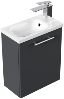 Gäste WC Badmöbel Pico Slimline 40cm SoftClose grafit : Grafit