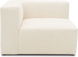 DOMO. collection Ecksessel 800013, Sessel, quadratisch mit gepolsterte Rückenlehne, Modul-Element, Sofa, Polsterecke, Eckcouch, Polstergarnitur 108 x 108 x 69 (BxTxH), natur