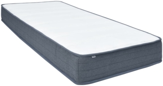 vidaXL Boxspringmatratze 190x90x20 cm Mittelweich Stoff 4013427