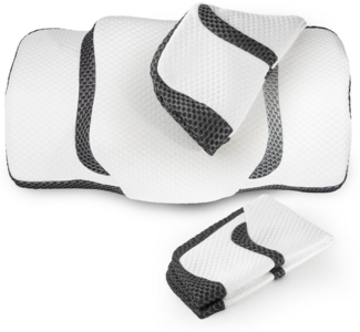 Esun Kopfkissen Memory Foam Kissen Kopfkissen, Ergonomisches Nackenstützkissen, Seitenschlafer, Rückenschlafer, Bauchschlafer, Kissen vom OEKO-TEX® und CertiPUR Getestet, Nackenkissen für Erwachsene, Männer, Frauen