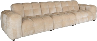 HACKMAN 4,5-Sitzer Sofa Velours Beige von DUTCHBONE