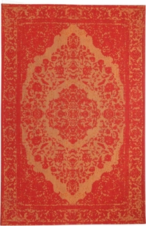 Morgenland Designer Teppich - 200 x 140 cm - rot