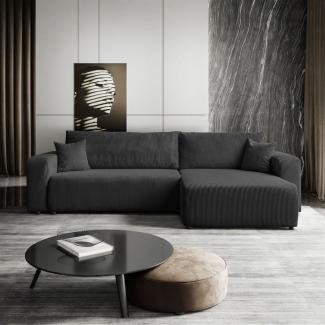 Lookway Ecksofa PRESTIGE XL L-Form Couch, mit Bettfunktion und Bettkasten