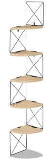 Best for Home Bücherregal Best For Home Holzregal in Trapezform – Stilvoller Stauraum