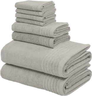 my home Handtuch Set Sanremo Premium, Premium Handtücher, 600 gr/m², dicke Qualität, Frottier (Set, 8-St), Duschtücher, Handtücher, Seiftücher, 100% Baumwolle, 5 Jahre Garantie