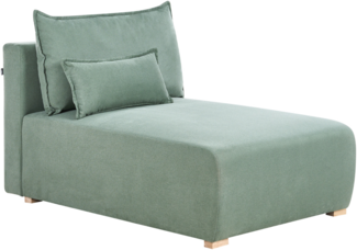 Chaiselongue NERBO Bouclé Hellgrün