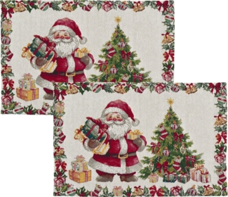 sander table + home Platzset Tischset "Big Red Man" 2er-Pack, Gobelin