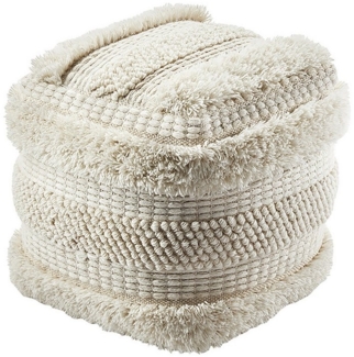 Kobolo Sitzwürfel Sitzpouf Pouf KARMA aus Baumwolle mit Muster (1 Stück)