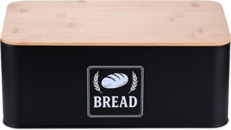 Brotkasten mit Bambusdeckel Retro-Design 10051569_46